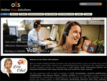 Tablet Screenshot of onlinevoipsolutions.com